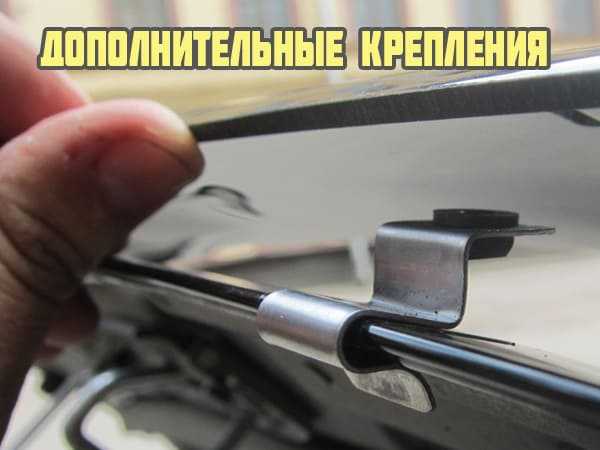 Установка дефлектора на капот – Как установить дефлектор (мухобойку) на капот: пошаговая фото-инструкция