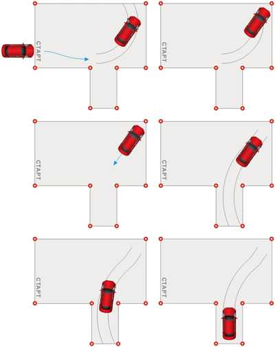 Заезд в гараж задним ходом автодром обучение – Заезд в бокс задним ходом